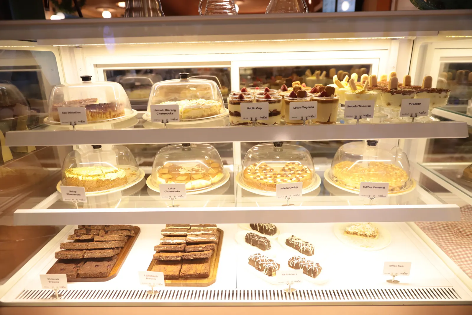 The dessert case